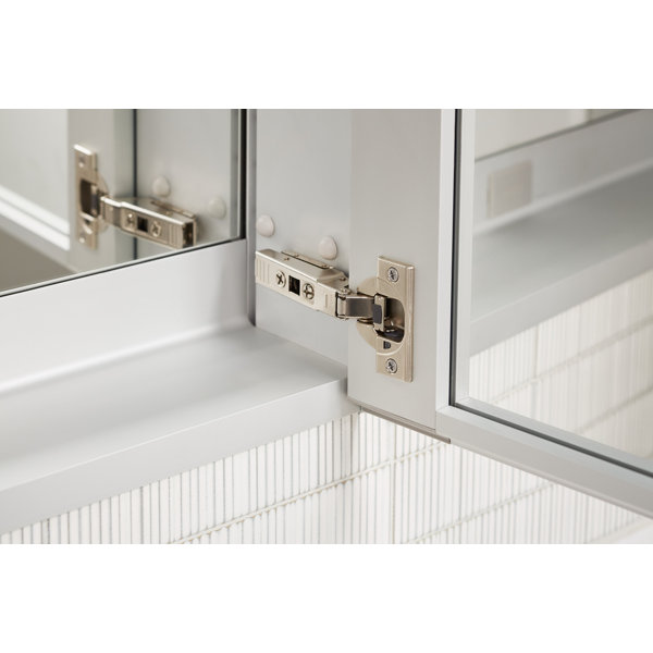 Robern Recessed or Surface Mount Framed Medicine with 4